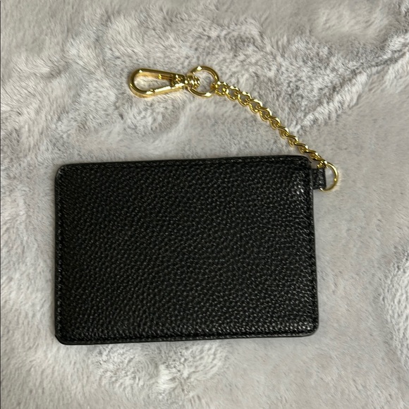 Nanette Lepore Black Card Holder with Gold Accent - Picture 2 of 4
